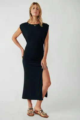 Naomi Low Back Midi Dress