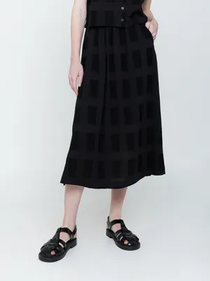 Cotton Cecile Midi Skirt