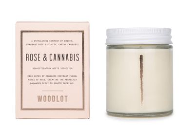 8oz Candle - Rose & Cannabis