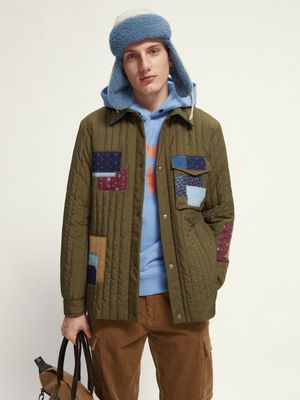 Quilted Repair Patches Jacket