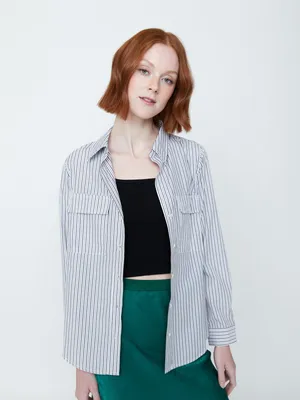 Stripe Rose Shirt