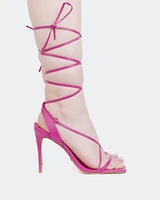 Boudoir Fucshia Leather