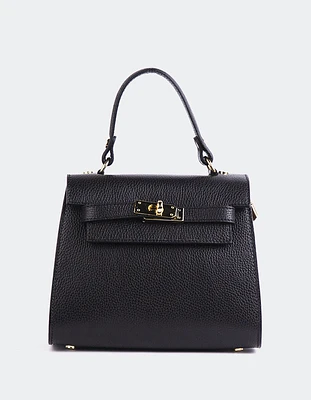 Vance Black Leather