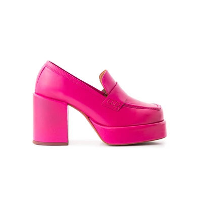 Soria Fuschia Leather