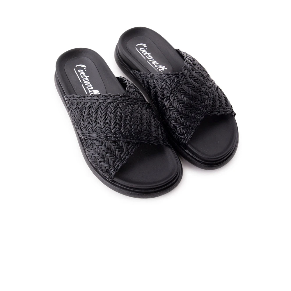Tuva Black Raffia