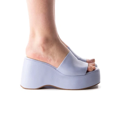 Mariel Blue Leather