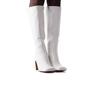 Fribourg White Leather