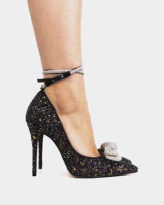 Amara Black Multi Glitter