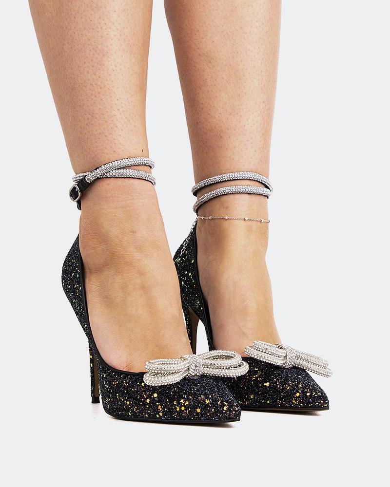 Amara Black Multi Glitter