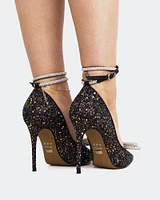 Amara Black Multi Glitter