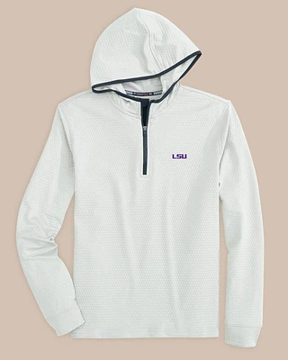 LSU Tigers Scuttle Heather Quarter Zip Hoodie