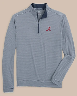 Alabama Crimson Tide Cruiser Micro-Stripe Heather Quarter Zip