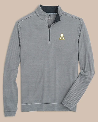 App State Cruiser Micro-Stripe Heather Quarter Zip