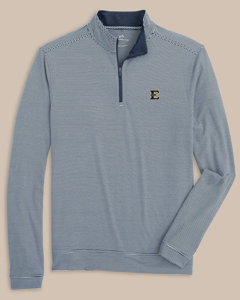 East Tennessee Cruiser Micro-Stripe Heather Quarter Zip