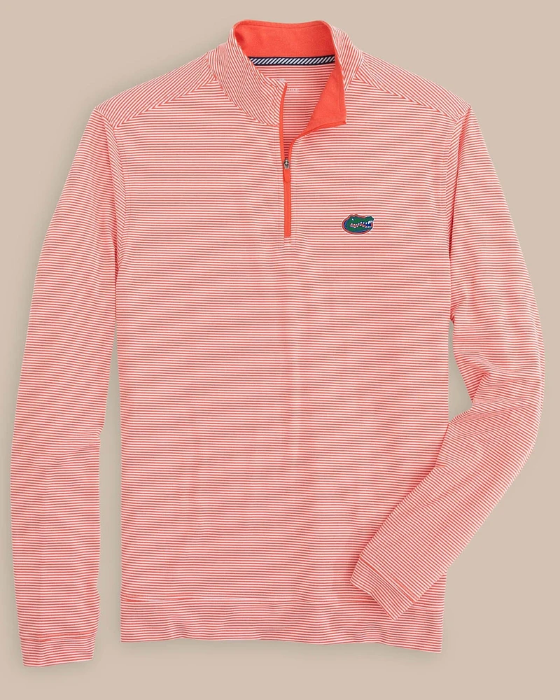 Florida Gators Cruiser Micro-Stripe Heather Quarter Zip