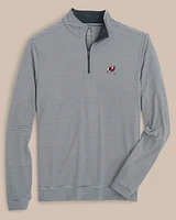 Georgia Bulldogs Cruiser Micro-Stripe Heather Quarter Zip