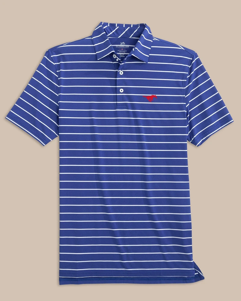 SMU Mustangs brrr°®-eeze Desmond Stripe Polo