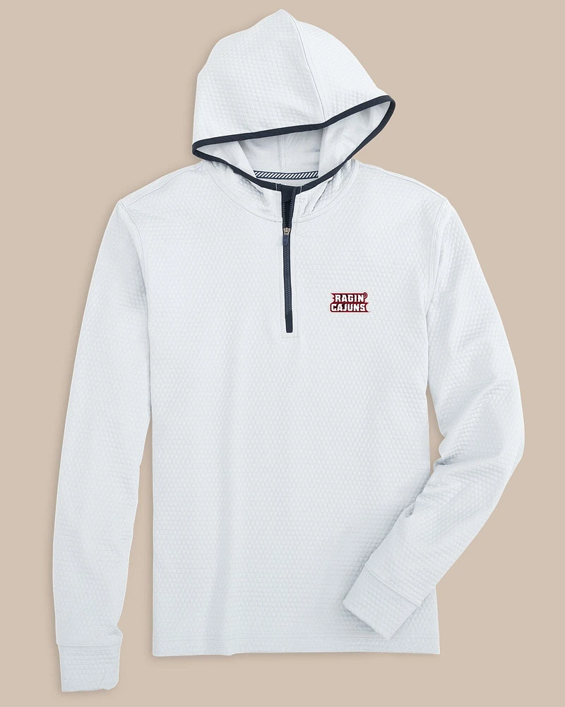 University of Louisiana-Lafayette Scuttle Heather Quarter Zip Hoodie