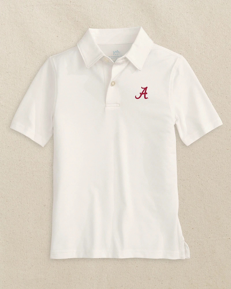 Alabama Crimson Tide Boys Driver Performance Polo Shirt