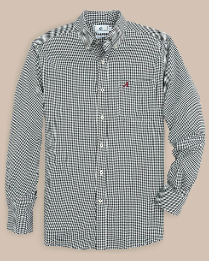 Alabama Crimson Tide Gingham Button Down Shirt