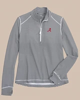 Alabama Crimson Tide Women's Striped Runaround Quarter Zip