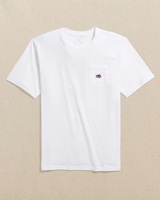 Americana Embroidered Short Sleeve T-Shirt