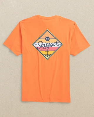 Anchor At Sunset Short Sleeve T-Shirt