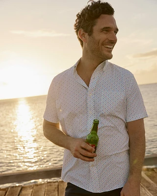 Anchors Away Intercoastal Short Sleeve Sport Shirt