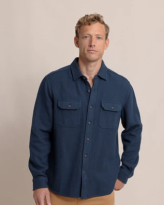 Beachwood Solid Twill Long Sleeve Shirt