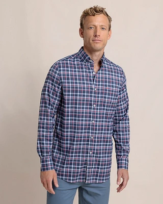 Bellinger Intercoastal Plaid Long Sleeve Sport Shirt