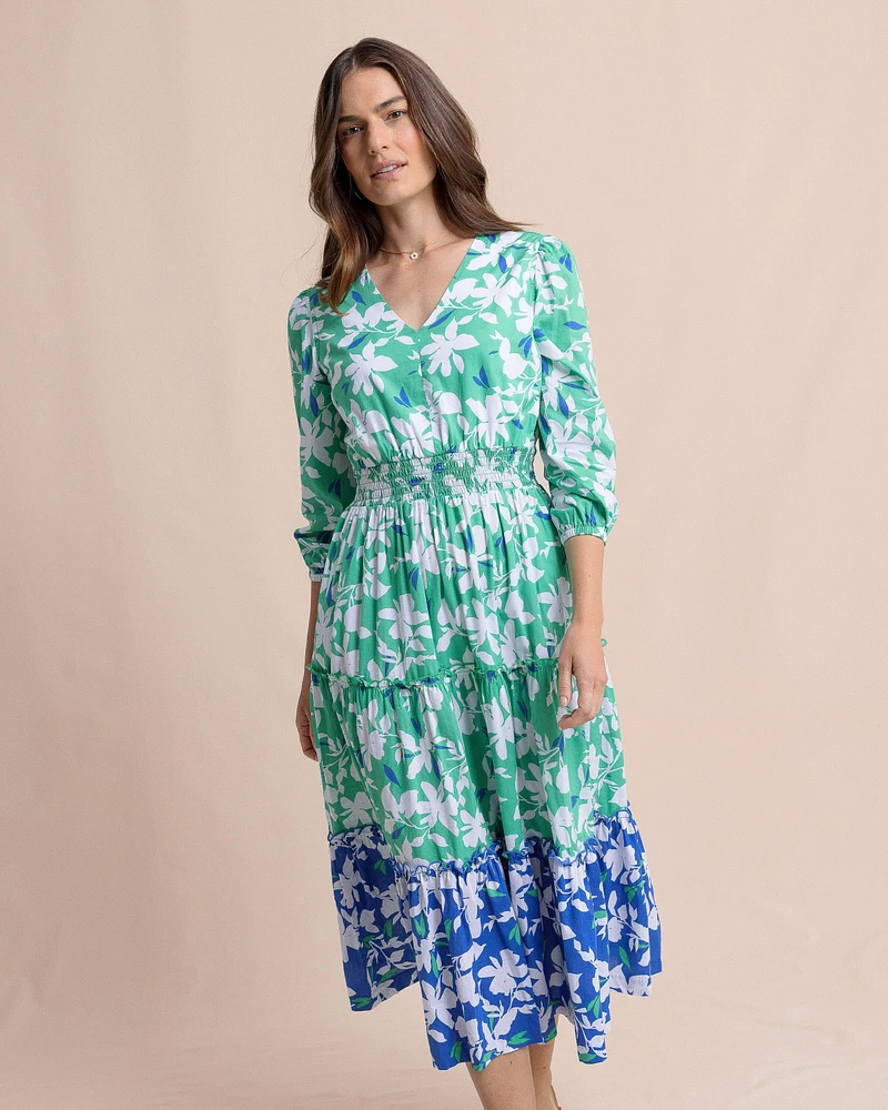 Blaire Blossom Bay Printed Maxi Dress