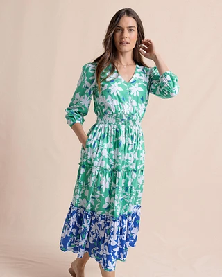 Blaire Blossom Bay Printed Maxi Dress