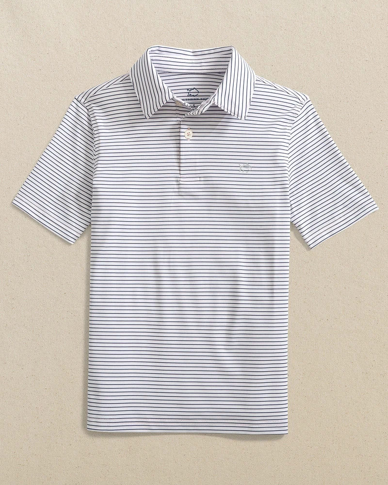 Boys Driver Sunbury Stripe Polo