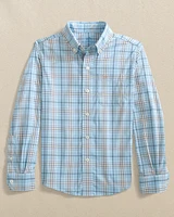 Boys Intercoastal River Point Plaid Sport Shirt