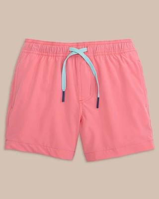 Boys Solid Swim Trunk 2.0