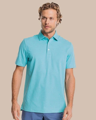 brrr°®-eeze Heather Performance Polo Shirt - Tidal Wave
