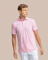 brrr°®-eeze Meadowbrook Stripe Polo - Geranium Pink