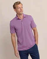 brrr°®-eeze Meadowbrook Stripe Polo - Very Berry