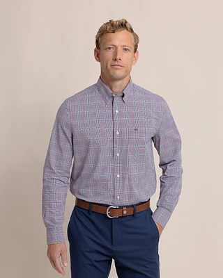 Charleston Brunswick Plaid Long Sleeve Sport Shirt