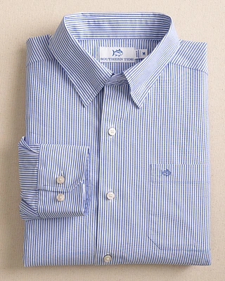 Charleston Granby Stripe Long Sleeve Sport Shirt