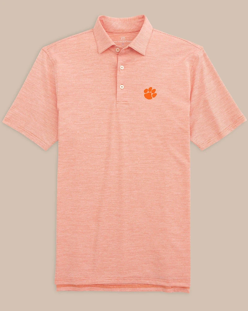 Clemson Tigers Driver Spacedye Polo Shirt