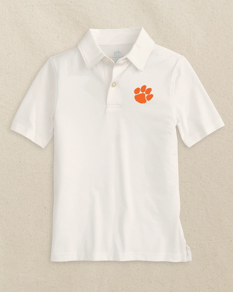 Clemson Tigers Boys Driver Performance Polo Shirt