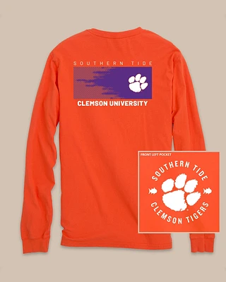 Clemson Tigers Gameday Hexagon Gradient T-Shirt