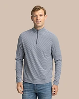 Cruiser Micro-Stripe Heather Quarter Zip