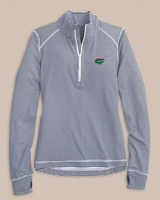 Florida Gators Women's Striped Runaround Quarter Zip