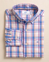 Gaspee Plaid Intercoastal Long Sleeve Sport Shirt