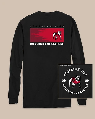 Georgia Bulldogs Gameday Hexagon Gradient T-Shirt