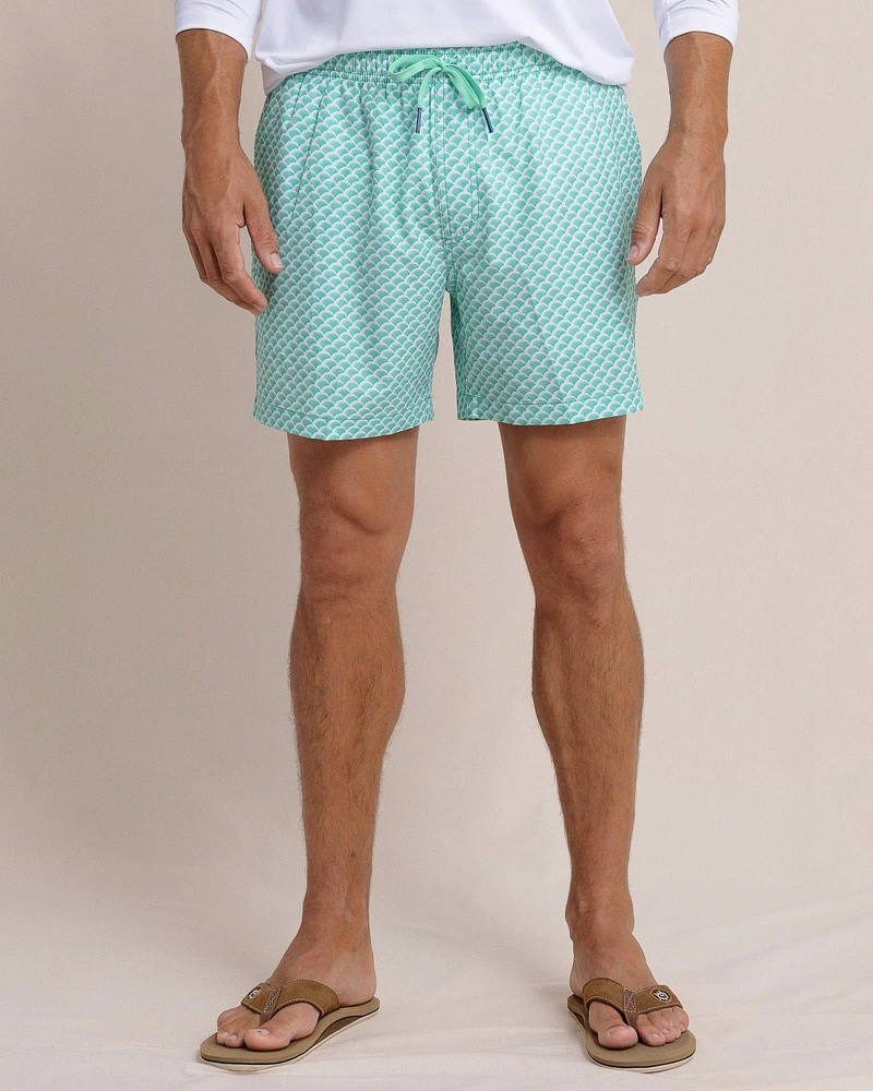 Green There Done That Swim Trunk