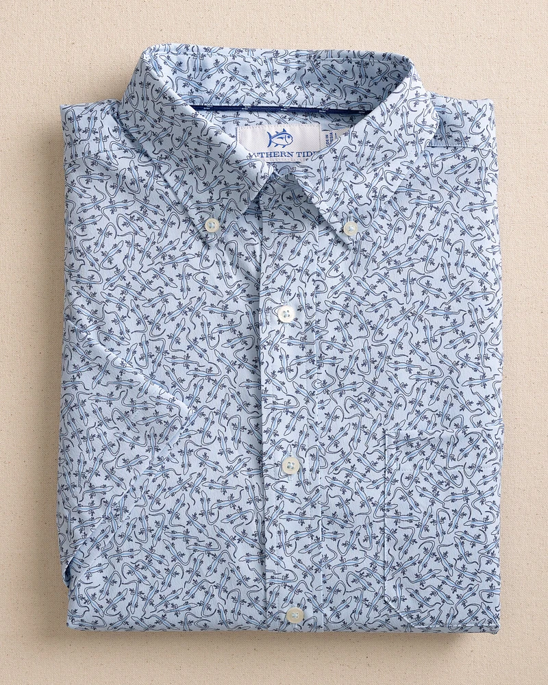 Iguana Glee brrr°® Intercoastal Short Sleeve Sport Shirt