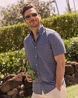 Whiskey Hour Intercoastal Short Sleeve Sport Shirt